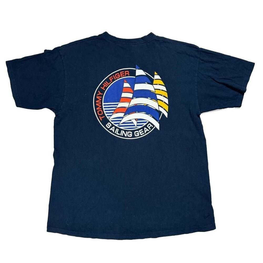 Vintage Tommy Hilfiger Sailing Gear Graphic T-Shirt